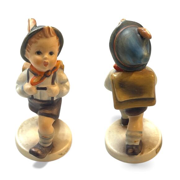 Lot 5 Goebel Hummel Figurines TMK-6 Apple Tree Boy Little Hiker Germany Vintage - Picture 3 of 12